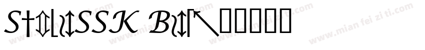 SymbolSSK Bold字体转换